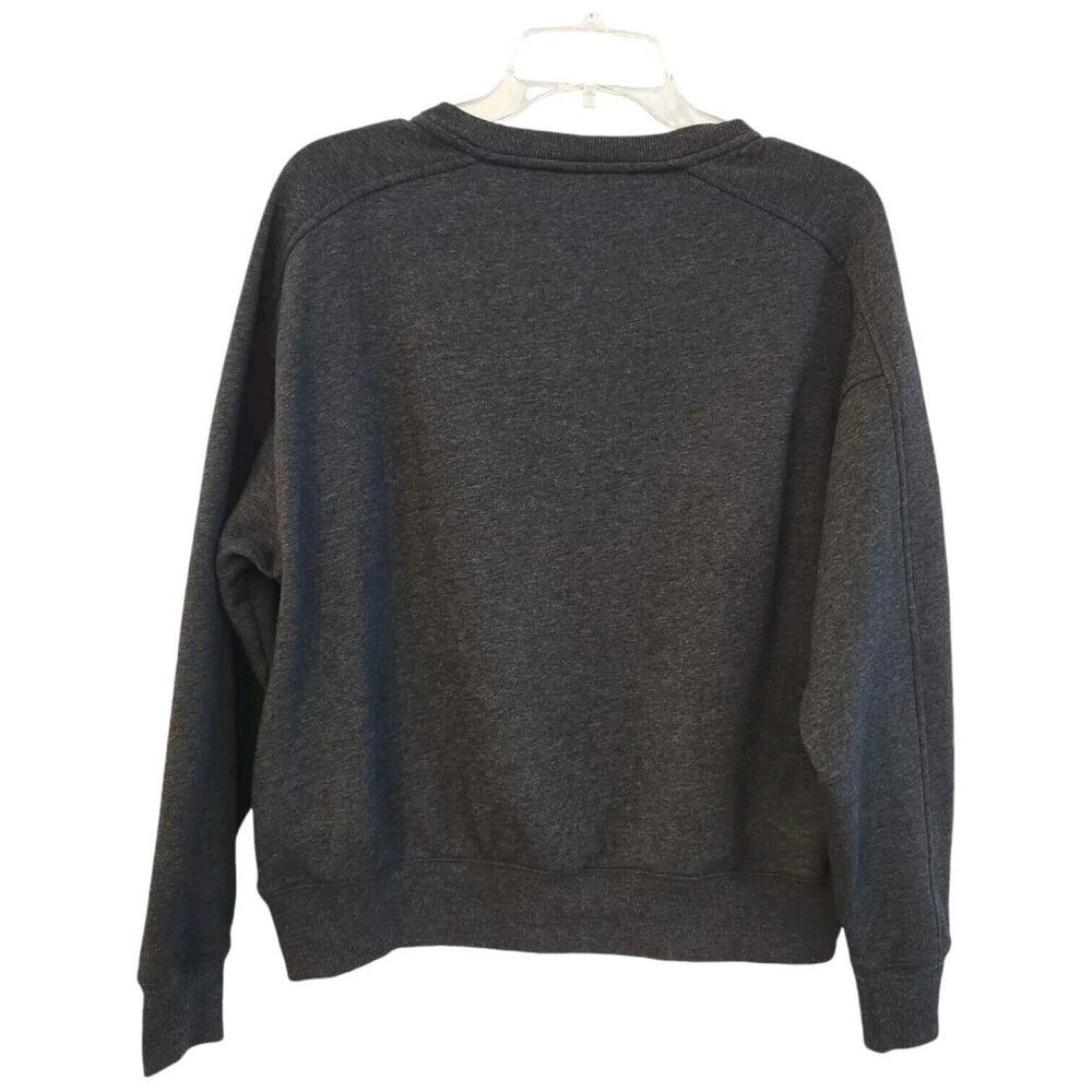 🪻BOGO🪻 Old Navy Lace-Up Crew Neck Sweatshirt Semi-Cropped Fleece Size Med - Picture 3 of 8